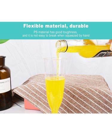 KBG 40 Pack 5 Oz Disposable Plastic Champagne Flutes | Mimosa Bar Glasses | Transparent 30 Pack-2 - Buy Online on SooperMarket.com