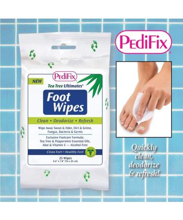 Tea Tree Ultimates Foot Wipes - Cleansing and Refreshing Foot Care Solution - Buy Online on SooperMarket.com