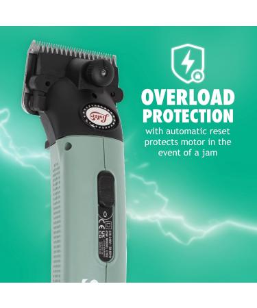 Lister Star Horse Clipper - Green Professional Animal Clipper Clippers for Horses & Cattle Farm Supplies Lightweight Low Vibration Corded 5m Cable Medium Duty Clipping 240 Volts Green with Hard Case - Buy Online on SooperMarket.com