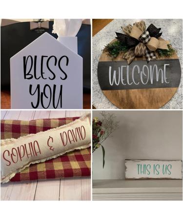3 Inch Alphabet Letter Stencils for Painting - 42 Pack Letter and Number Stencil Templates with Signs for Painting on Wood Reusable Letters and Numbers Stencils for Chalkboard Wood Signs & Wall Art - Buy Online on SooperMarket.com