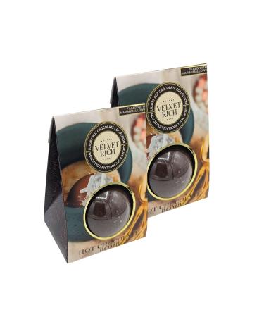Hot Chocolate Gift Set - Hot Chocolate Bomb - Hot Cocoa Bomb - Milk Chocolate Bomb With Mini Marshmallows - Pack Of 2 (Hot Chocolate) (Velvet Rich)