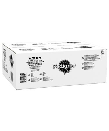 Pedigree Mixed Selection in Gravy 84 Pouches Adult Wet Dog Food Megapack (84 x 100 g) Adult Mixed Selection in Gravy