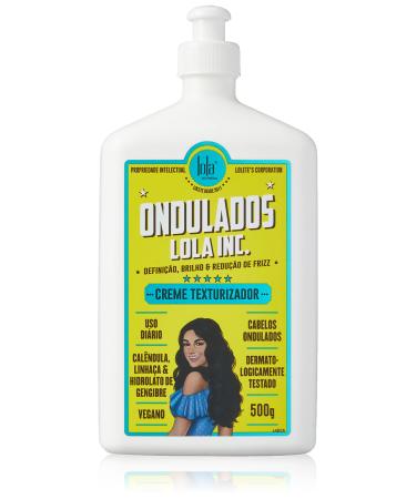 Lola Brasil - Linha Ondulados - Creme Texturizador 500 Gr - (Wavy Collection - Texturizing Cream Net 17.6 Oz)