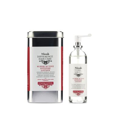 Nook Energizing - Super Active Intense Lotion anti-hair loss treatment intensive and stimulating - tested in nickel chrome and cobalt 100ml.