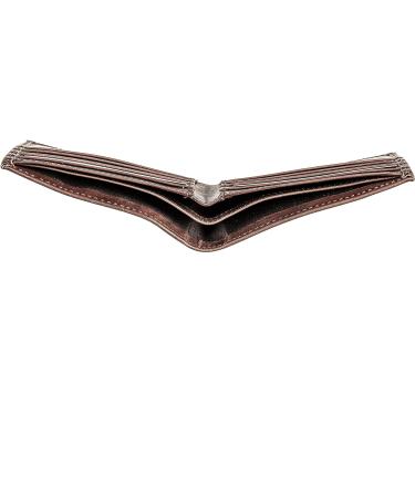 NFL Cincinnati Bengals Brown Leather Bi-Fold Wallet | Officially Licensed | Card and Money Holder | Gift Box Included - Buy Online on SooperMarket.com