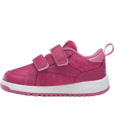 Reebok Baby Weebok Clasp Low Sneakers - Size 3.5 UK Child - Pursuit Pink - Buy Online on SooperMarket.com