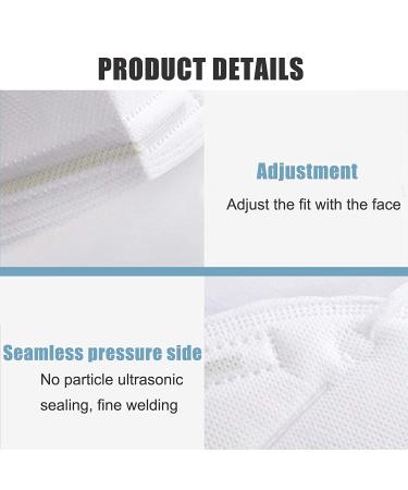Taimu TM KN95 Face Masks - 5 Layers Cup Dust Mask for Adults - 20 PCS - Buy Online on SooperMarket.com
