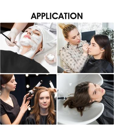 Black Hair Cutting Cape with Neck Duster Brush Professional Barber Cape Hairdressing Gown Waterproof Salon Barber Gown with Adjustable Barbers Cape for Hair Styling Cutting Coloring Styling - Buy Online on SooperMarket.com