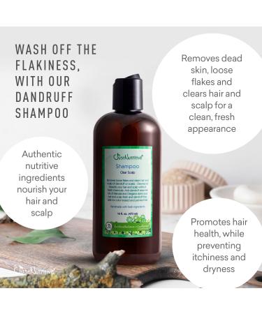 Just Nutritive Dandruff Clear Scalp Shampoo | Natural Anti-Dandruff Treatment | Gentle Shampoo for Dry Scalps | 16 Fl Oz - Buy Online on SooperMarket.com
