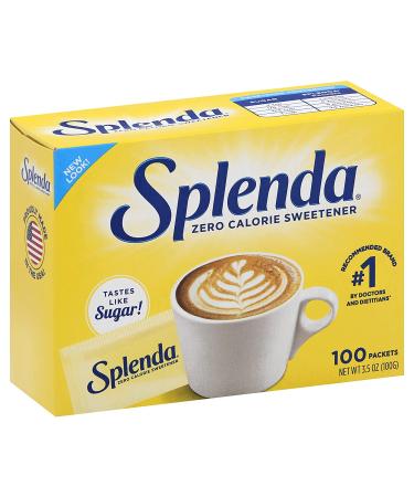 SPLENDA No Calorie Sweetener 100 Count Packets - 3.5 Ounce Single-Serve Packets - Buy Online on SooperMarket.com