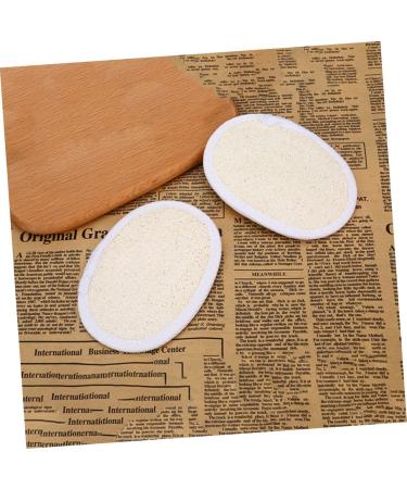 8 Pcs Natural Loofah Pads - Exfoliating Bath & Face Sponges for Oil Removal | International Shipping - Buy Online on SooperMarket.com