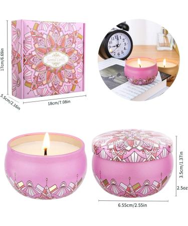 Viesap Aroma Candles Gift Set - 4pcs Natural Soy Wax Women s Fragrance Candles for Aromatherapy & Stress Relief - Perfect for Christmas Birthdays Valentine s Day Yoga & Weddings - Buy Online on SooperMarket.com