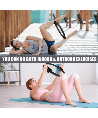RitFit Pilates Ring - 14 Inch Magic Fitness Circle for Toning Inner & Outer Thighs  Bonus Workout Guide Included BlackN - Buy Online on SooperMarket.com