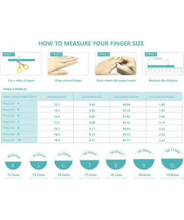 Zollen Silicone Wedding Rings for Women 4/7 Packs -Metallic Stackable Silicone Rubber Wedding Bands -Innovative Vine Collection B: Rose Gold Pearl White Black Marble(gray+white) 4(15.3mm) - Buy Online on SooperMarket.com