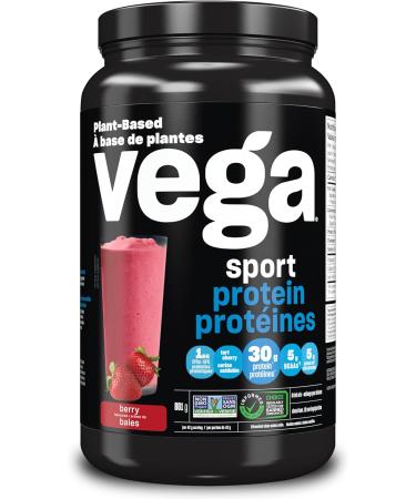 Vega Sport Protein Vegan Protein Powder Berry (19 Servings) BCAAs & Sport Post-Workout Recovery Accelerator Tropical (20 Servings) Vegan Non Dairy Gluten Free BCAAs 540g (Packaging May Vary) Berry + Recovery Accelerator 19 Servings (Pack of 1) - Buy Online on SooperMarket.com