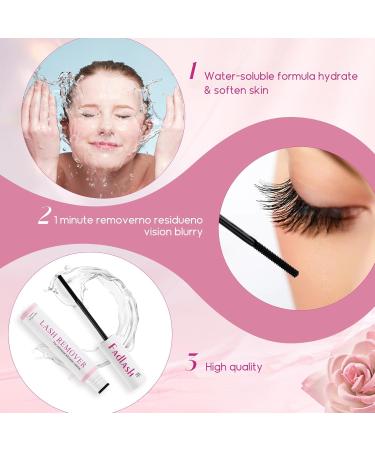 Lash Remover for Extensions - Gentle 5ml Clear Cluster Glue Remover for Easy Safe Eyelash Removal - Buy Online on SooperMarket.com