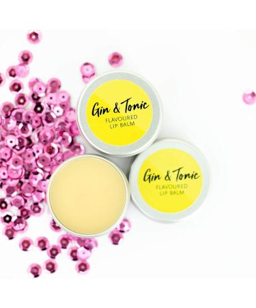 Gin and Tonic Lip Balm - Hand-Poured Hydrating Treatment for Chapped Lips (12g) - Vegan-Friendly Formula with Candelilla Wax for Nourishment and Repair - Buy Online on SooperMarket.com