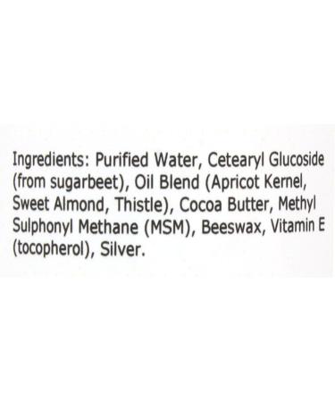 Argentum Plus Silver-MSM Cream 60ml - Pack of 1 | Skin-friendly Formula - Buy Online on SooperMarket.com