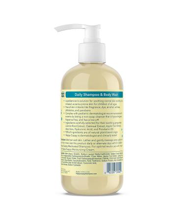 Happy Cappy Daily Shampoo & Body Wash for Children - Soothes Dry, Itchy, Sensitive Skin | Dermatologist Tested | Fragrance & Dye Free - 8 oz - Buy Online on SooperMarket.com