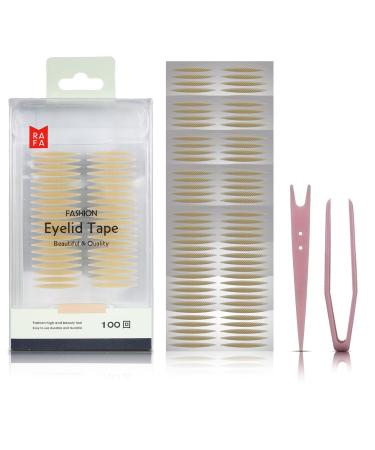 mercham 200 Pieces Eyelid Lift Strips Self-Adhesive Invisible Double Eyelid Lift Strips Double Eyelid Tape for Hooded Eyes & Droopy & Uneven & Mono-eyelids Instant Eye Lift Without Surgery (3MM)
