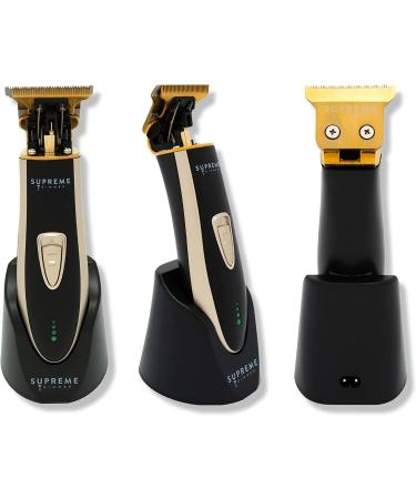 Supreme Trimmer ST5210 Men's Hair Clipper - Professional Cordless Barber Liner for Beard & Hair - Gold T-Shaper Li with Extra Blade - Buy Online on SooperMarket.com