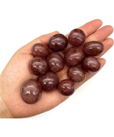 100g Natural Red Quartz Crystal Gemstones Gem Home Furnishing Decoration Natural Stone - Buy Online on SooperMarket.com