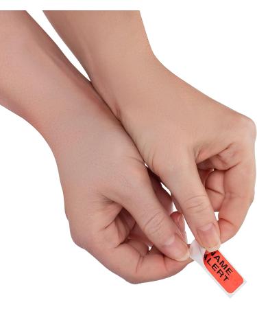 Carstens Medical Stickers - Red and Black Alert Labels for Charts (Roll of 100) - Buy Online on SooperMarket.com