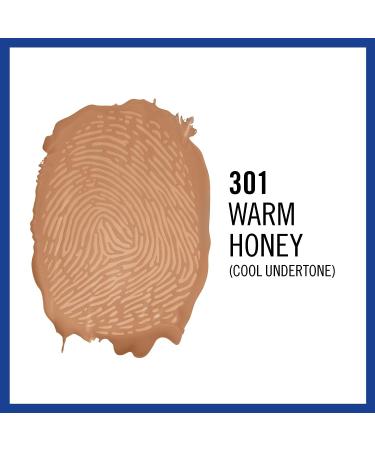 Rimmel Match Perfection Foundation 301 Warm Honey - Flawless Coverage for All Skin Tones - Buy Online on SooperMarket.com