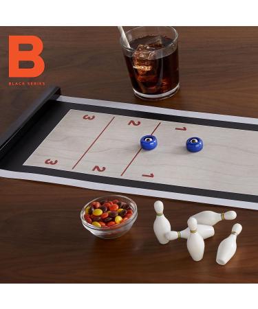 BLACK SERIES Tabletop Shuffleboard and Bowling 2 in 1 Set - Roll-Up Game Board - Buy Online on SooperMarket.com