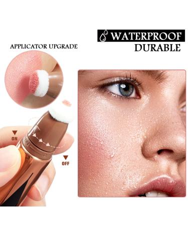 Aaiffey Cream Blush Beauty Wand - Natural Silky Smooth Liquid Face Blush Stick (03 Peach) - Buy Online on SooperMarket.com