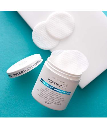 Peter Thomas Roth Peptide 21 Amino Acid Exfoliating Peel Pads - 60 Count - Buy Online on SooperMarket.com