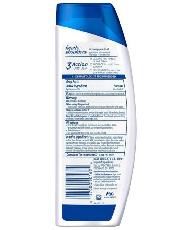 Head & Shoulders Dry Scalp Care 2-in-1 Dandruff Shampoo + Conditioner with Almond Oil - 8.45 oz | International Shipping Available - Buy Online on SooperMarket.com