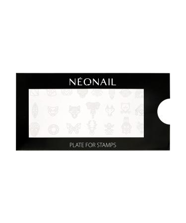Neonail Stamping Plate 02 - Stamping Platte - Stencil Plate - Nail Art - Nail Design - Nail Stamp Schablone - French Nails Stencil - Nail Art Stamp