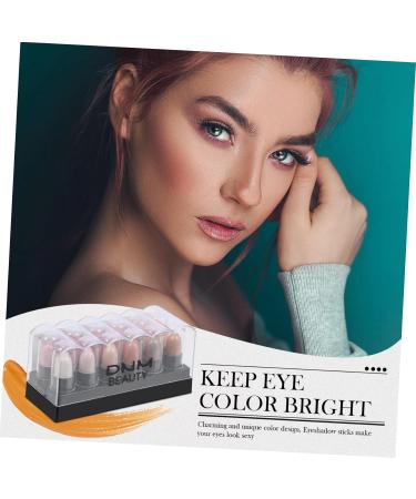 MUSISALY 1box 12 Shadow Box Makeup Eyeshadow Matte Eyeshadow Gradient Eyeshadow Pen Make up Plastic - Buy Online on SooperMarket.com