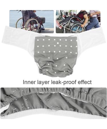 Buy Washable Adult Diapers | Adjustable Incontinence Care Cloth Diapers | Easy Dry Gray Pocket Diaper Cover - Buy Online on SooperMarket.com