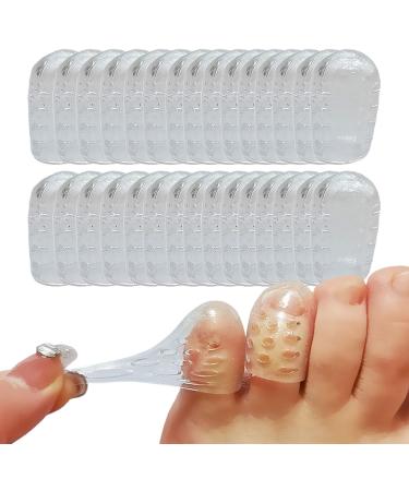 Wilitto Original Soft Gel Toe Protectors - 30pcs Transparent | Relief from Ingrown Toenails, Corns, Calluses, Blisters, Hammer Toes - Buy Online on SooperMarket.com