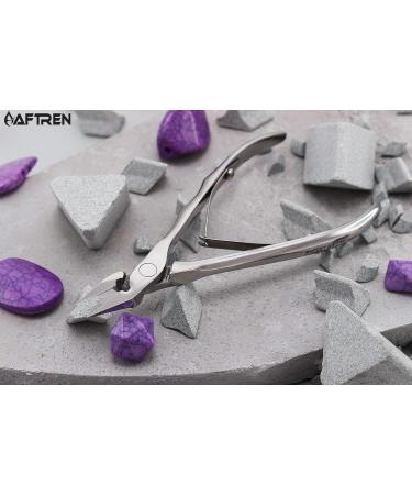 Professional nail nippers Soft Thin ingrown nails 16 mm blade Special pedicures Stainless steel Manual sharpening Curved - Buy Online on SooperMarket.com