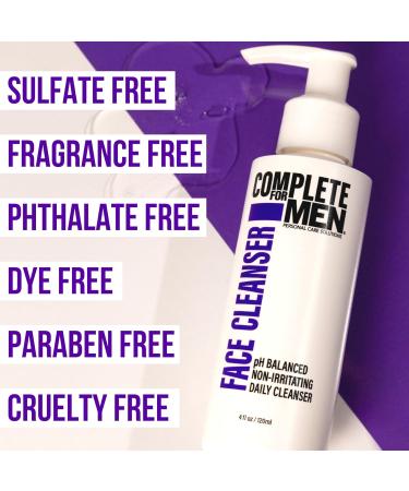 Buy pH Balanced Men's Face Cleanser - Hydrating Daily Wash for Dry Skin | Refreshing & Non-Irritating Skin Care - Buy Online on SooperMarket.com