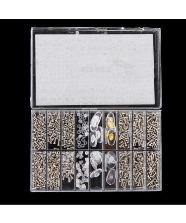 Magidal Glasses Repair Set - Nasal Cushion Replacement & Small Screws in Compact Box - Essential Eyeglass Repair Tool - Buy Online on SooperMarket.com