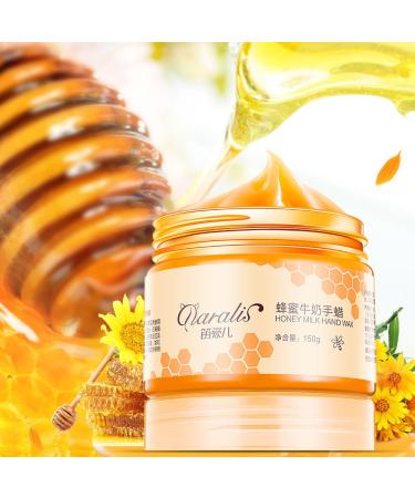 Buy Honey & Milk Hand Cream - Nourishing Moisturizing Mask for Calluses | 150g International Shipping - Buy Online on SooperMarket.com