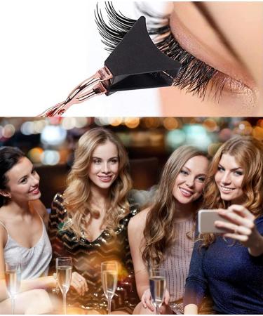 Magnetic Eyelashes Set - 3 Pairs Reusable False Lashes, Natural Look, 3D Effect, Waterproof with Applicator - Buy Online on SooperMarket.com