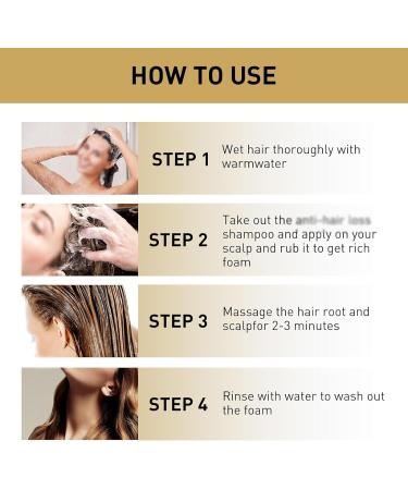 Ginger Plant Extract Anti-Hair Loss Hair Shampoo 240ml Ginger Shampoo for Hair Growth Oil Control Hair Care Plant Shampoo (1pc) - Buy Online on SooperMarket.com