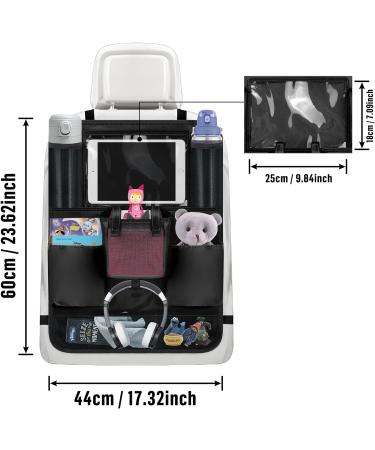 Toniebox Holder Car Organiser with Tablet Bag - Seat Back Cover for Kids' Car Accessories - Black - Buy Online on SooperMarket.com