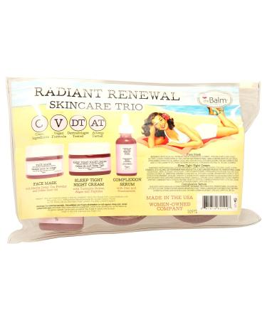 Radiant Renewal Skincare Trio by the Balm - 3 Pc Face Mask Night Cream & Serum for Women | Shop Internationally - Buy Online on SooperMarket.com