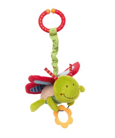 Sigikid 42206 trailer Schmett Baby Activity Playq Girls and Boys Baby Toys recommended from 3 months green green/butterfly with C-ring recommended from 3 months