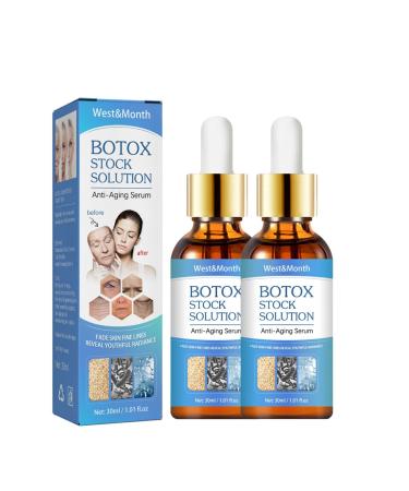 2PCS Botox Stock Solution  Botox Stock Solution Facial Serum Jennifer Aniston Boost Anti Aging Serum  Collagen Boost Anti Aging Serum Collagen Peptide Serum For Face Wrinkles