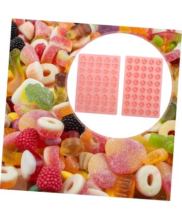 ibasenice 2pcs Candy Mold Cookie Mold Cupcake Molds Cookie Stencils Mini Cake Molds Gummy 20X14.3CM Pink - Buy Online on SooperMarket.com
