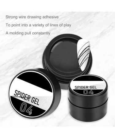 Gonetre 4 Pieces Set Solid Polish Glue Colorful Nail Tips Glue Gel Elastic Nail Art Manicure Glue - Buy Online on SooperMarket.com