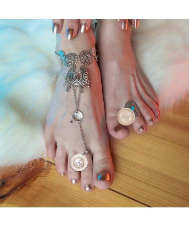 Uonlytech 8Pcs Pearl Toe Separators Pedicure Dividers - Nail Polish Spacers for Women - Buy Online on SooperMarket.com