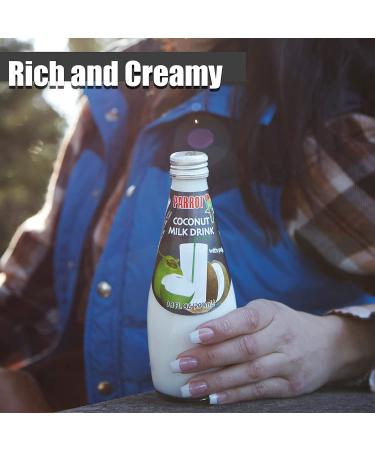 Parrot Coconut Milk Drink Original with Pulp 290ml (Pack of 12) - Refreshing Tropical Beverage - Buy Online on SooperMarket.com